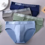 3 Pcs/Lot Men's Letter Briefs Underwear Comfortable Panties Shorts Sexy Gifts for Man Underpants - Image 2