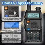 1/2PCS Baofeng M-5R Wireless Copy Frequency Two Way Radio Walkie Talkie Multi Band AM Long Range For UV-5R Two Way Ham Radio For