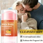 Full Body Deodorant Stick, 45g - Aluminum-Free, Long-Lasting Freshness, Mild Moisturizing with Orange Extract, Suitable for Men and Women, Portable, Suitable for Daily Use and Travel - Image 4