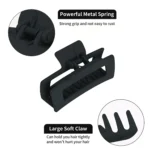 4Pcs/Set Women Girls Claw Clips Coffee Black Hair Claw Nonslip Crab Hairpins Barrette Fashion Hair Accessories Gifts - Image 5