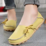 Shoes for Women Moccasins Flats  Woman Loafers Genuine Leather