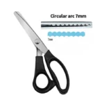 Tailor Scissors Pinking Shears Zig Zag Sewing Cut Serrated Lace Scissors Sewing Accessories Fabric Scissors DIY Sewing Tool - Image 11