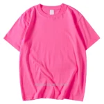 14 Colors Candy Color 100% Cotton T-Shirts Men Women Oversized Short Sleeves Casual Breathable S-XXXL Tee Clothing Soft T Shirts - Image 12