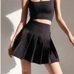 American School Y2k Style Summer Short Pleated Skirt For Women