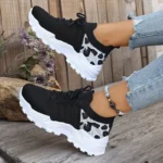 shoes woman 2025 [Leopard print sneakers] lightweight and breathable women's casual sneakers.women's shoes sale shoes - Image 5
