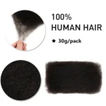 Brazilian Remy Hair Afro kinky Curly Bulk Human Hair For Braiding DreadLocks 1 Bundle 30g/pc Natural Color Braids Hair No Weft - Image 5