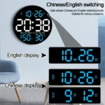 Digital Wall Clocks Large Screen With Timing Countdown Function Clocks For Home Bedroom Living Room Office Home Decoration