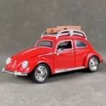 1:32 Volkswagen Beetle Travel Version Compact Sedan Alloy Diecast Model Car Indoor Computer Host Interior DIY Ornaments Present - Image 11