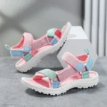 Children Sandals Girls Shoes Summer Outdoor Walking Sneaker Breathable 2026 New Design Casual Girls Sports Sandals - Image 2