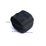1pc Black Watch Storage Box - Hard Case W/Soft Pillows, Velvet Lined for Jewelry & Watches Protection - Image 2