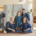 1Pc Custom Photo Blanket,Custom Flannel Blanket with Photo,Custom Picture Blanket,Custom Photo Blanket for Home,Custom Image - Image 4