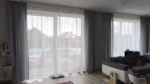 Custom Size White Sheer Curtains For Living Room Window Transparent Tulle Curtain Wedding Drapes Home Decor