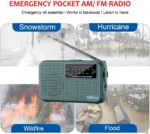 Mini Portable Radio AM FM Battery Powered Longest Lasting Best Reception with Headphone Jack for Running Walking Emergency Use - Image 6