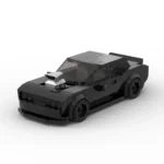 InhawBrick Speed Racing Sport Vehicle Racer Dodge Challenger Car Building Block Adults Brick Sets Model Toys for Children