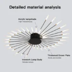Modern LED Ceiling Lamp Living Room Dining Bedroom Ceiling Chandelier Lights Nordic Design Home Decor Indoor Lighting