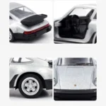 1/36 Scale Porsche 911 Turbo Toy Car Model Alloy Diecast Retro Racing with Pull Back Scale Model Car Toy for Boy Gift Collection - Image 5