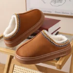 Slippers for Women Winter Plush Warm Cotton Shoes Woman Comfort Non Slip Unisex Home Slippers - Image 3