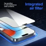 1-5Pcs Ultra HD Dust Free Screen Protector For iPhone 17 16 15 13 11 12 14 Pro Max 16e 7 8 Plus SE 17 Air Glass Easy Install Box