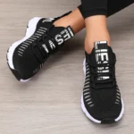 Women's Sports Shoes Mesh Lightweight Soft Sole Jogging Strap Breathable Fashion