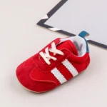 Baby Casual Sports Shoes for Spring Autumn High-Quality TPR Sole Anti-Slip Prewalker For 0-18M Girls And Boys BLS4034