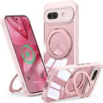 360 Rotate Magnetic Bracket for Magsafe Case for Google Pixel 10 9 8 Pro XL 8A 9A 10A Plating Camera Hard Transparent Back Cover - Image 7