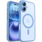Magnetic Matte Translucent Armor Shockproof Case For iPhone 17 16 15 14 13 12 11 Pro Max Plus For Magsafe Wireless Charge Cover - Image 9