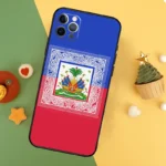 Vintage Haiti Haitian Flag Phone Case For iPhone 17 16 14 13 12 11 15 Pro Max 12 13 Mini 16E 17 Air Shockproof Cover - Image 2