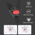 C018 Infant Car Seat Baby Car Seat with Carry Handle Adjustable Canopy 13kg Load Bearing for Newborn Babies Infants - Image 5