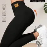 High-waisted leggings for women, abdominal control and buttock-lifting tight pants
