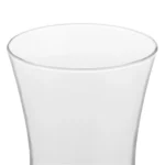 Clear Glass 8 Inch Floral Vase 2 Pack Elegant Design Sturdy Base Home Office Tabletop Decoration - Image 2