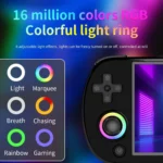 ANBERNIC RG40XX H Handheld Game Console 4” Screen Linux System Joystick RGB Lighting Effect RG40XXH Video Player Trimui Console