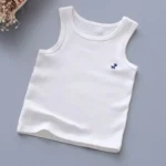 Fashion Children T-shirts for Girls Candy Color Baby Boys Graphic Tee Cotton Vest Tops Kids Summer Clothes Sleeveless T-Shirt - Image 13