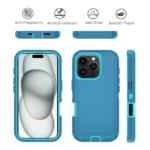 Rugged Ott Armor Shockproof Defender Phone Case for Iphone 17 16 15 14 13 12 11 Pro Max 16E Hard Drop Proof Back Cover Funda - Image 2