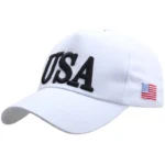 Red Presiden Election Peaked Baseball Cap 3D Embroidered USA Hat for Men Women - Image 4