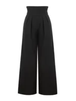 New Black Trousers Spring Summer Women Leisure Commuting High Waist Suit Wide - Image 5