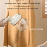 1000W Fast Mini Irons Travel Garment Steamers Portable 5 Seconds Steaming for Clothes Home Office Anti-Scald Base Compact
