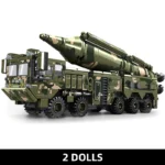 Missile Vehicle Building Blocks WWII Military Truck Brick Tank Building Blocks Missile Launcher Model Boys Toys Kids Toys - Image 2