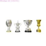 In Stock Elite League Champions E Super Cup La Liga FA SA Metal Trophy Customized Football Fans Souvenir New Model Metal Crafts