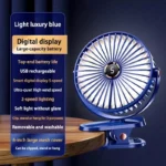 Xiaomi 8000mAh Clip-on Fan 5 Speed Quiet Rechargeable Desktop Portable Air Circulator Wireless Fan With LED Light For Camping - Image 8