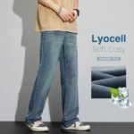 Summer Ultra-thin Baggy Jeans Men’s classics Vintage Trousers Lyocell