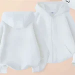 New Solid Color Children’s Fashion Kids Boy Hoodies Zip Up Spring Autumn Girls Casual Zipper Sweatshirt Kids Hoodies Sweatshirt