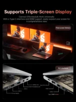 KAMRUI Gaming Laptop 16inch FHD AMD Ryzen9 6900HX/R7 H 255 24GB DDR5 512GB M.2 SSD Radeon 680M WiFi6 Win11PRO Backlit Keyboard - Image 5