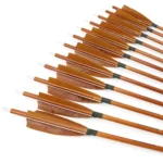 31.5inch Archery Mix Carbon Arrow SP500 ID6.2mm OD7.8mm with 4inch Turkey Feather for Bow and Arrow Shooting Hunting Accessories - Image 4