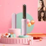 2 in 1 USB Charging Straightener Curling Comb Anti-scald 2000mAh Portable Travel Gift For Women Pink Mint Green | 24h Shipping