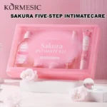 Sakura Women's Intimate Care 5-Piece Set, Product Includes: Private Area Cleansing Liquid, Essence, Gel, Lotion, Spray, Gentle Cleansing, Balances the Environment, Long-Lasting Freshness, and a More Firm and Smooth Light Beige Color Suitable for All Skin Types. Women's Gifts, Intimate Health, Femini - Image 3