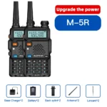 1/2PCS Baofeng M-5R Wireless Copy Frequency Two Way Radio Walkie Talkie Multi Band AM Long Range For UV-5R Two Way Ham Radio For