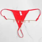 Custom Name Letter Thong for Women Panties Sexy Women's Low Waist Underwear Solid Comfort Female Underpants Lingerie Adjustable - Image 13