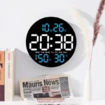 Digital Wall Clocks Large Screen With Timing Countdown Function Clocks For Home Bedroom Living Room Office Home Decoration