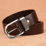 Genuine Leather For Men's High Quality Buckle Jeans Cowskin Casual Belts Business Cowboy Waistband Male Fashion Designer 2022New - Image 8