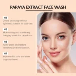 Hoygi Papaya Cleanser Gentle Exfoliating Hydrating Brightening Natural Enzyme Face Wash for Sensitive Skin All Types - Image 3